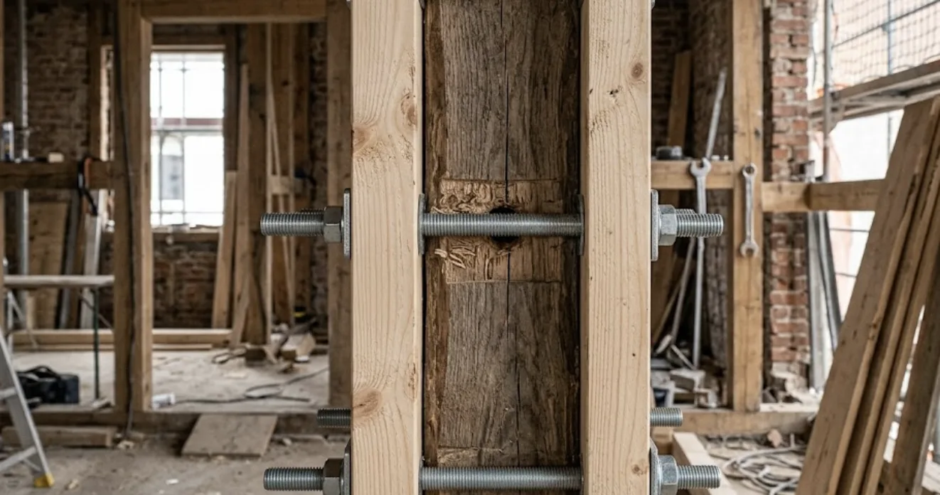 Moisage mur porteur : technique, étapes et prix d'un renforcement structurel